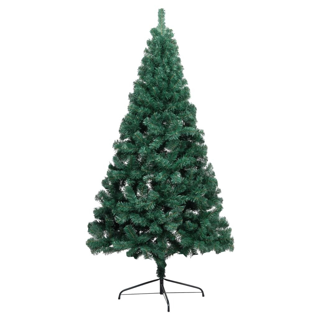 Artificial Half Pre-lit Christmas Tree with Ball Set Green 70.9