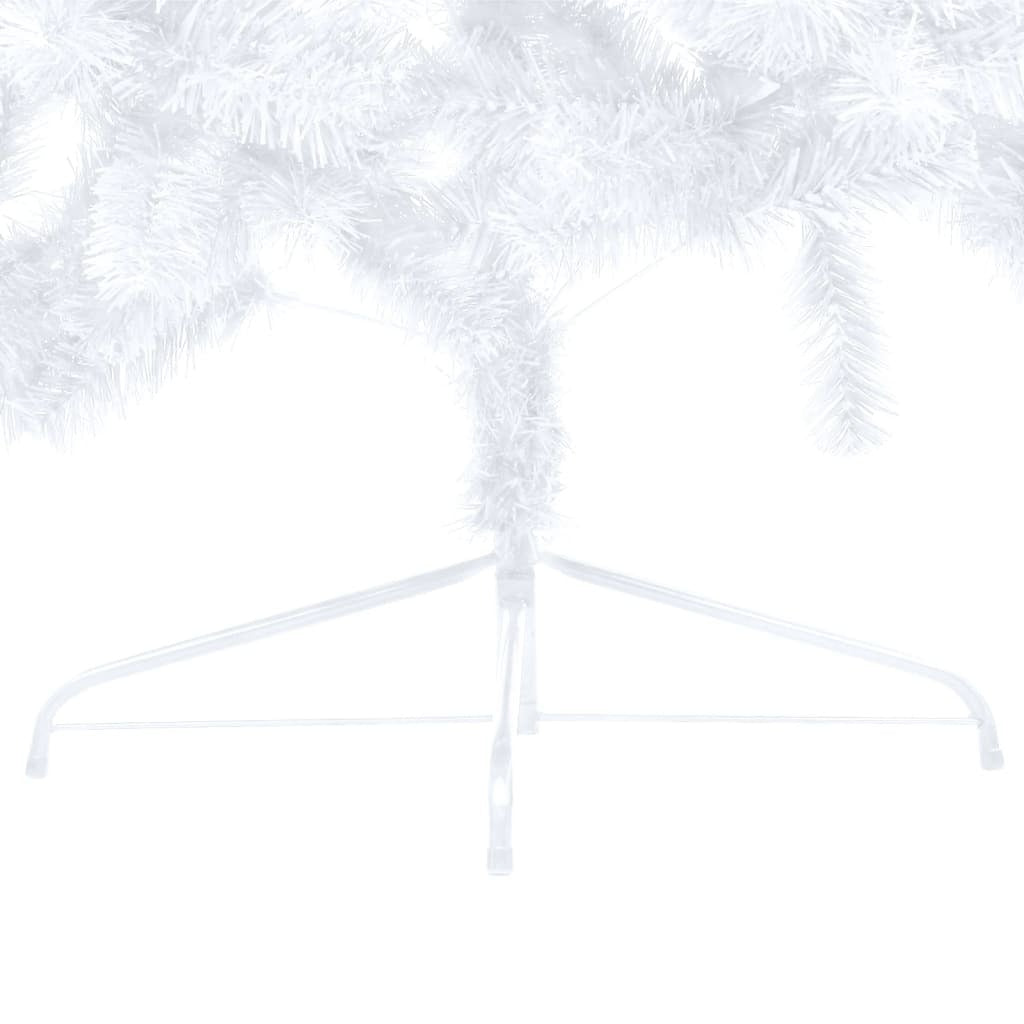 Artificial Half Pre-lit Christmas Tree with Ball Set White 59.1