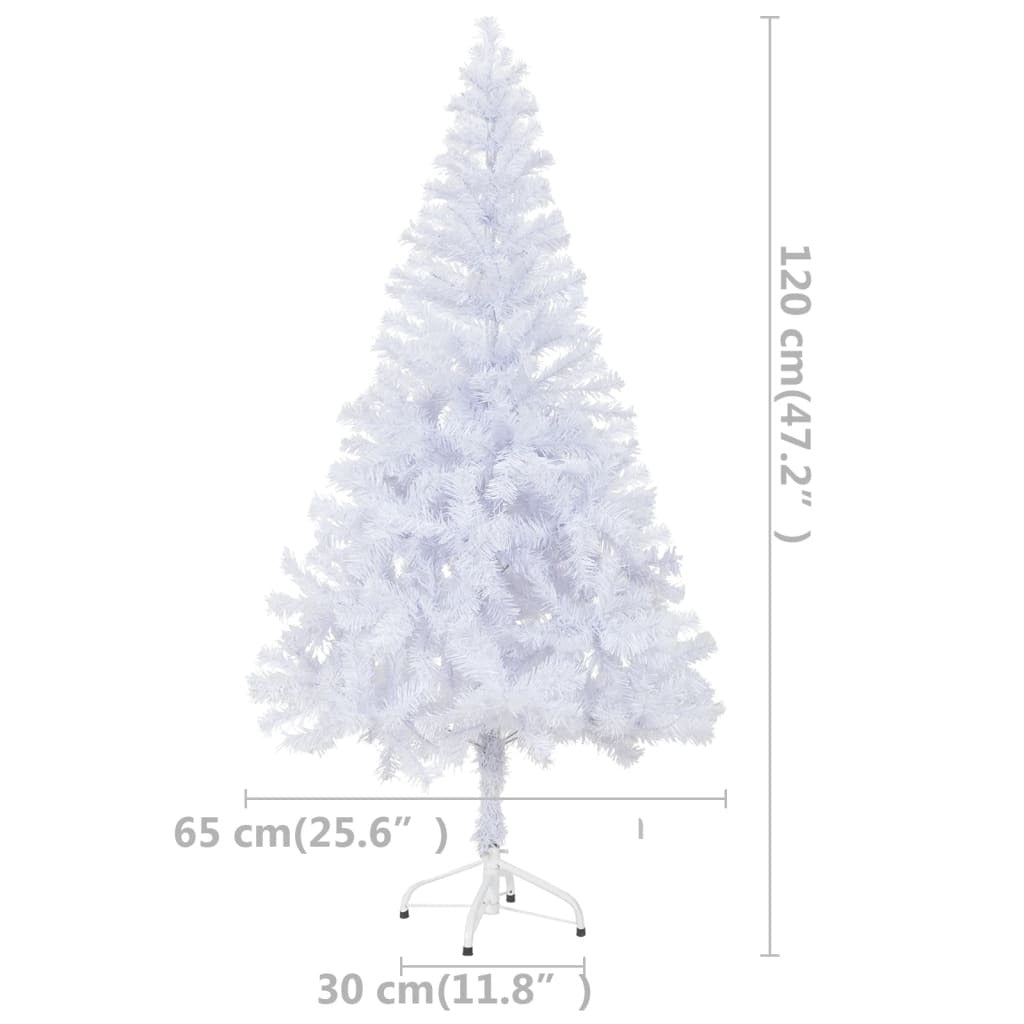Artificial Pre-lit Christmas Tree with Ball Set 47.2" 230 Branches