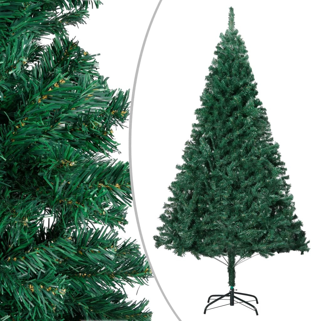 Artificial Pre-lit Christmas Tree with Ball Set Green 47.2" PVC