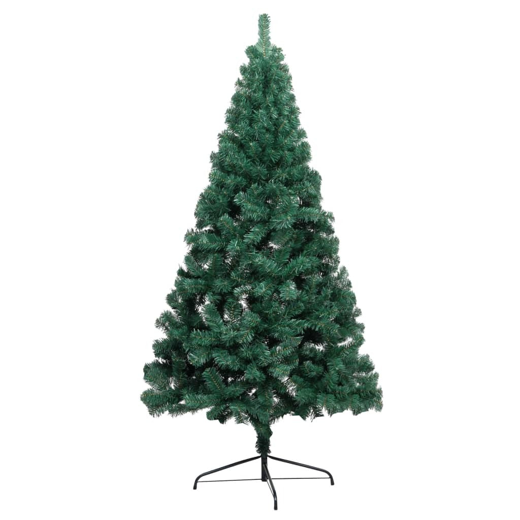 Artificial Half Pre-lit Christmas Tree with Ball Set Green 47.2