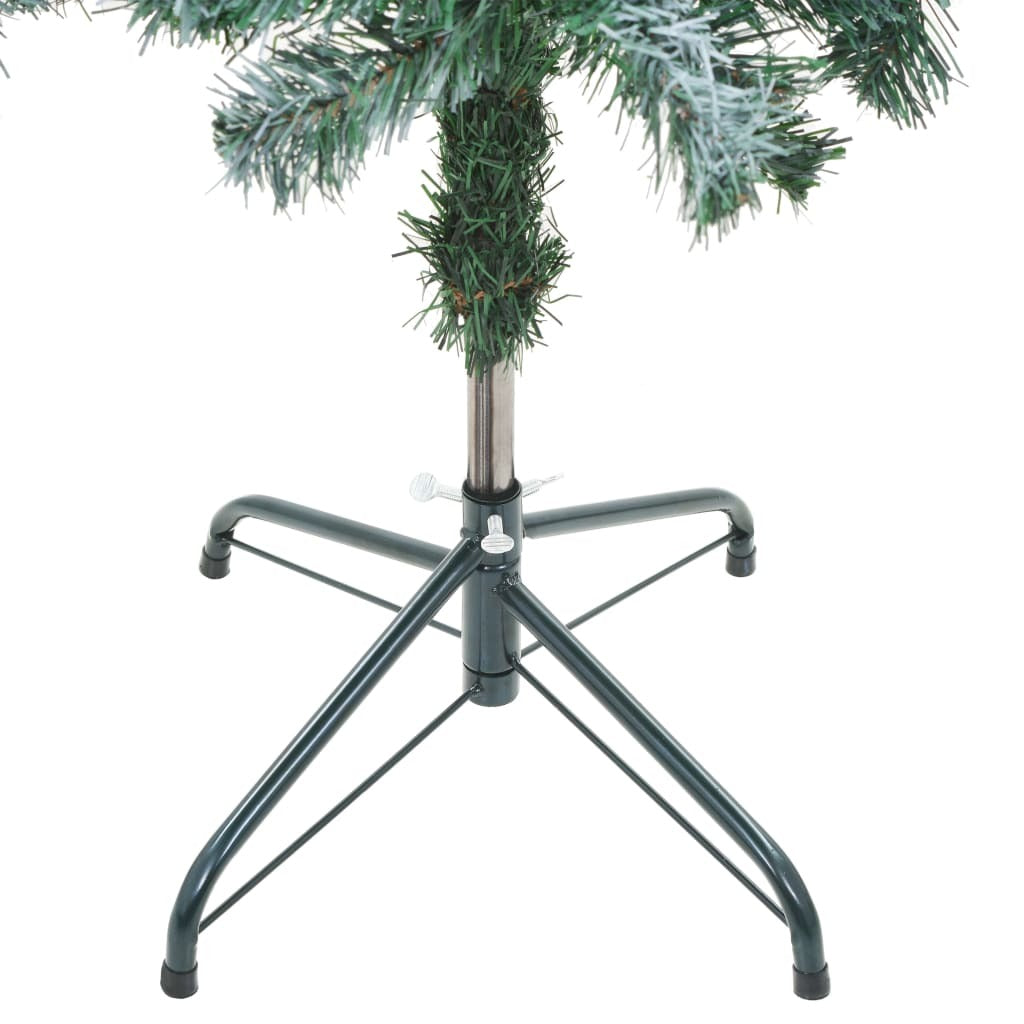 Frosted Pre-lit Christmas Tree with Ball Set Pinecones 59.1