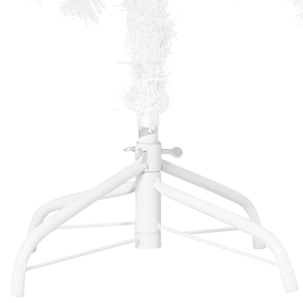 Artificial Pre-lit Christmas Tree with Ball Set White 47.2" PVC
