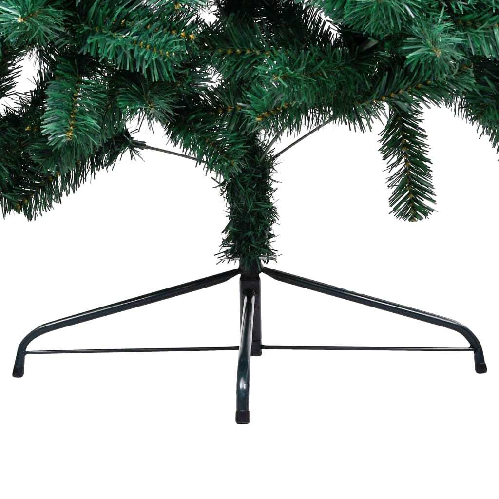 Artificial Half Pre-lit Christmas Tree with Ball Set Green 70.9
