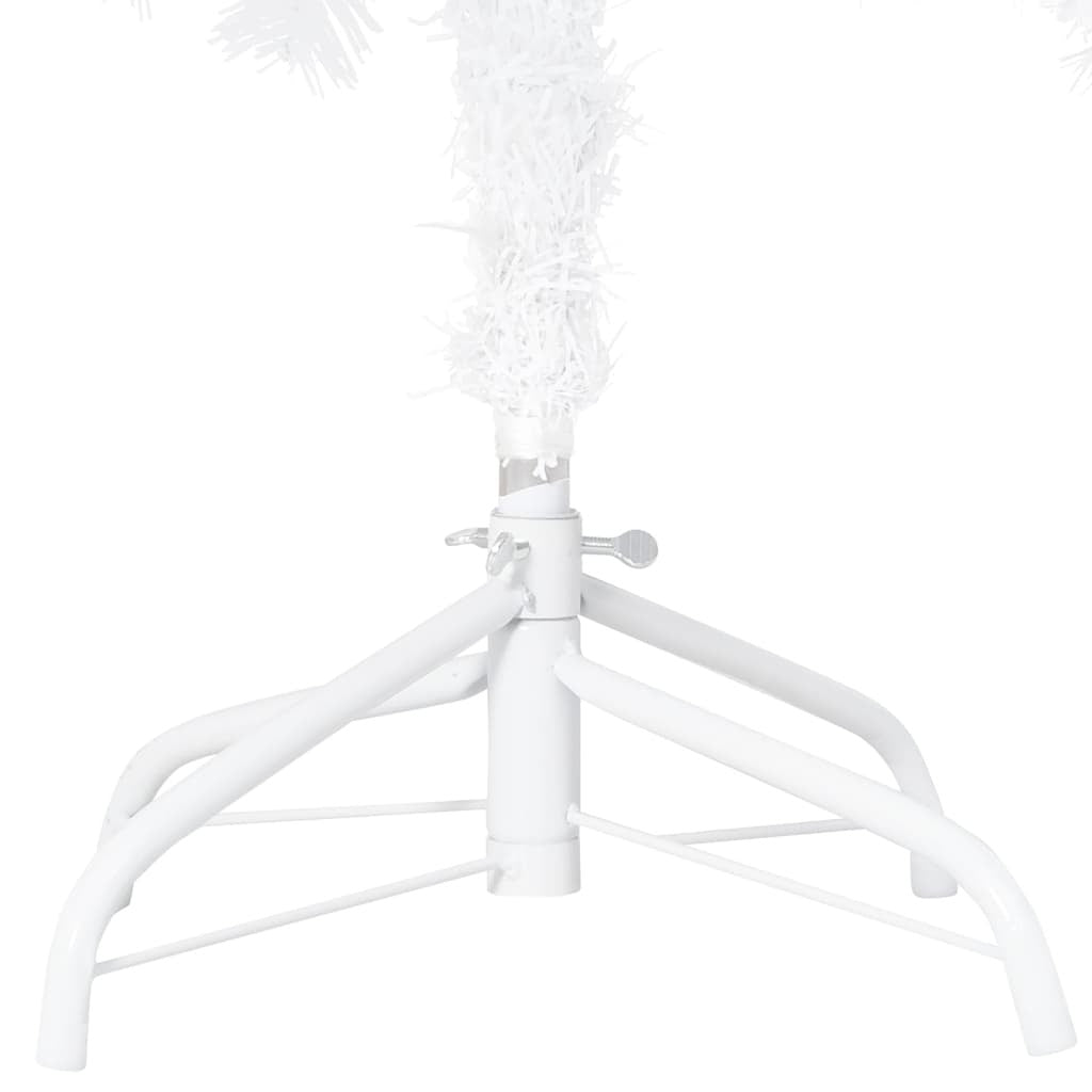 Artificial Pre-lit Christmas Tree with Ball Set White 47.2" PVC
