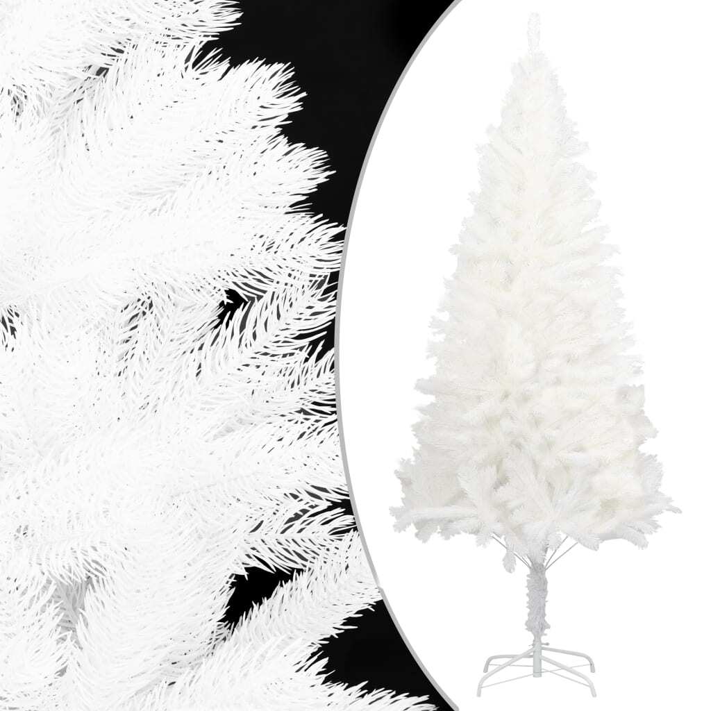 Artificial Pre-lit Christmas Tree with Ball Set White 47.2