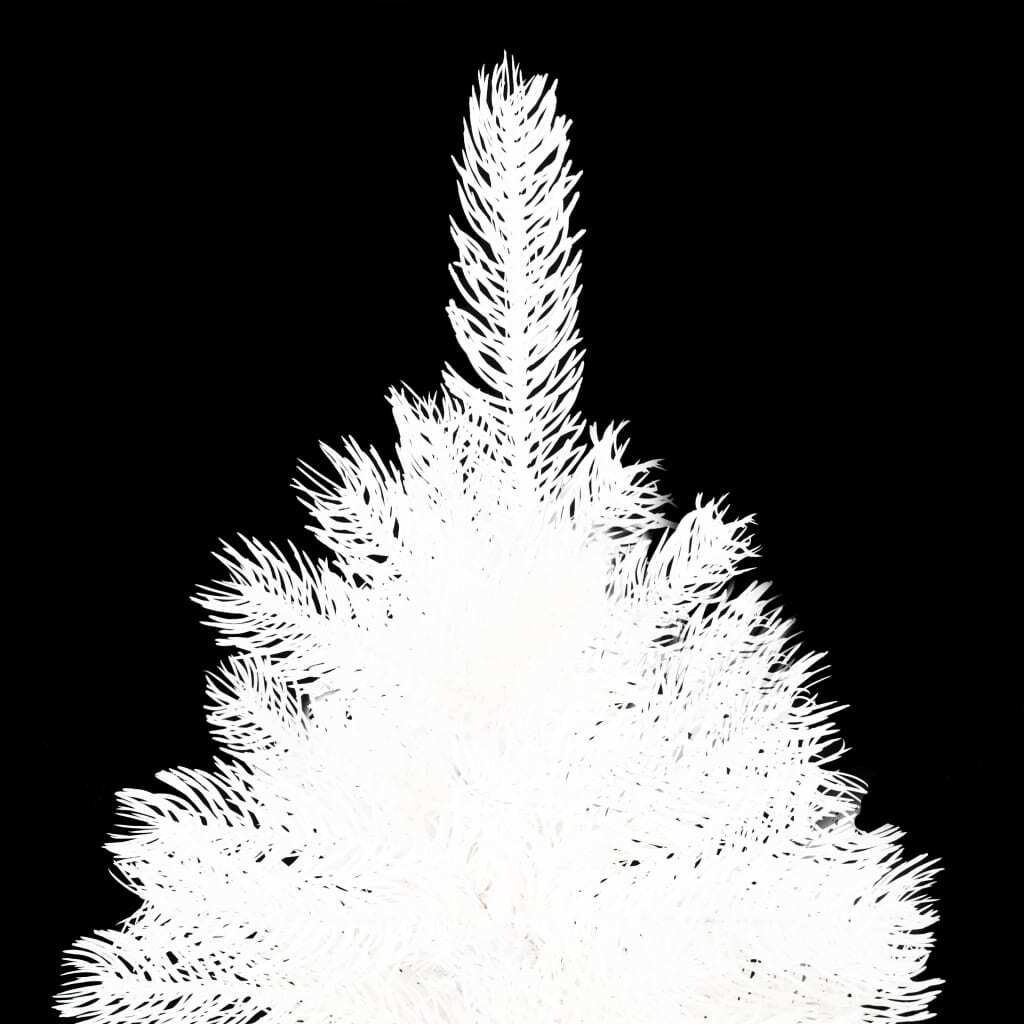 Artificial Pre-lit Christmas Tree with Ball Set White 47.2