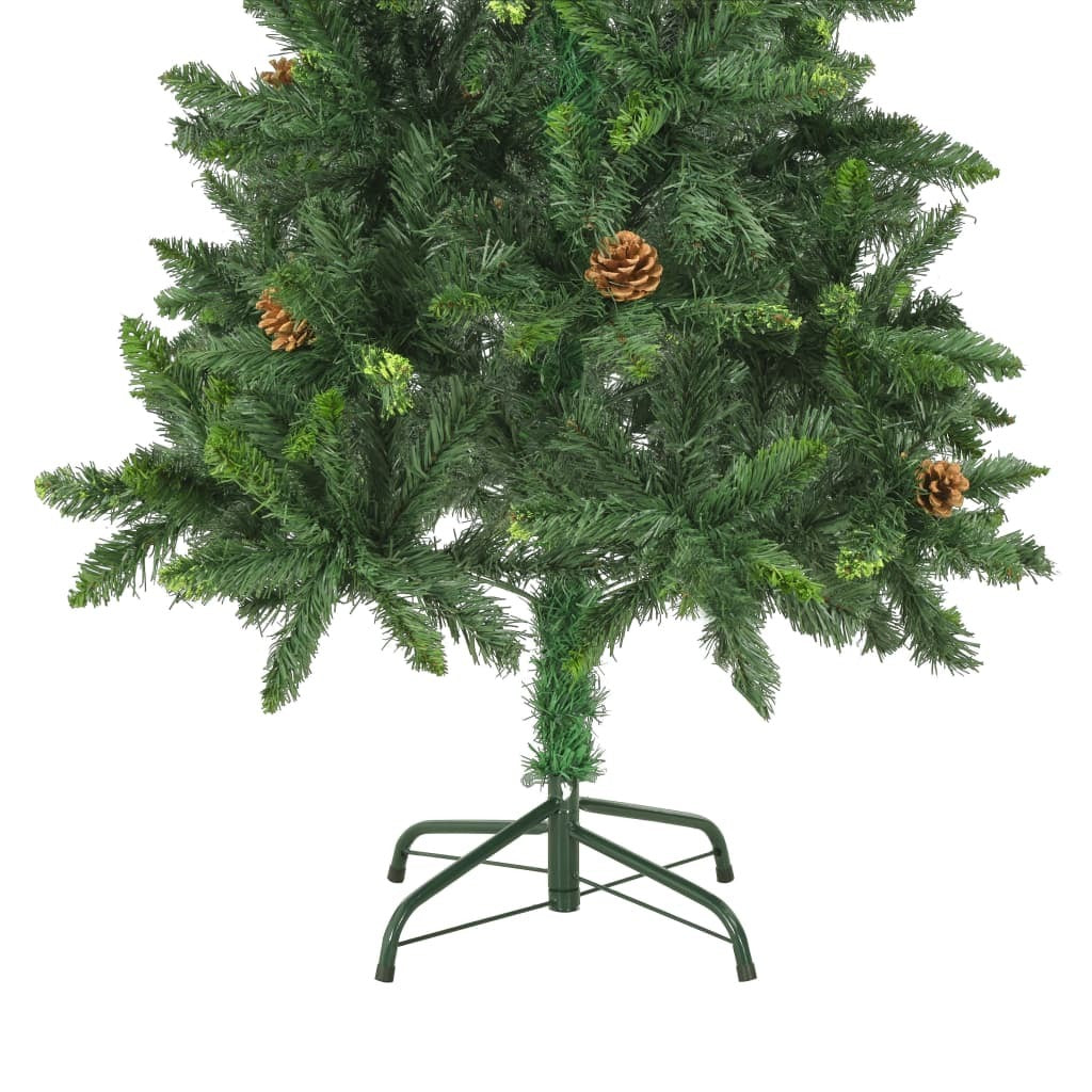 Artificial Pre-lit Christmas Tree with Ball Set Green 59.1