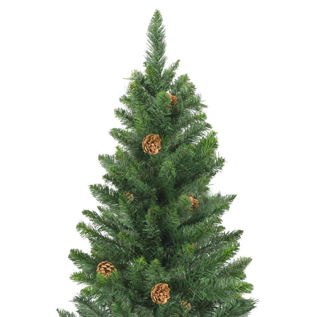 Artificial Pre-lit Christmas Tree with Ball Set Green 59.1