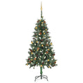 Artificial Pre-lit Christmas Tree with Ball Set 59.1