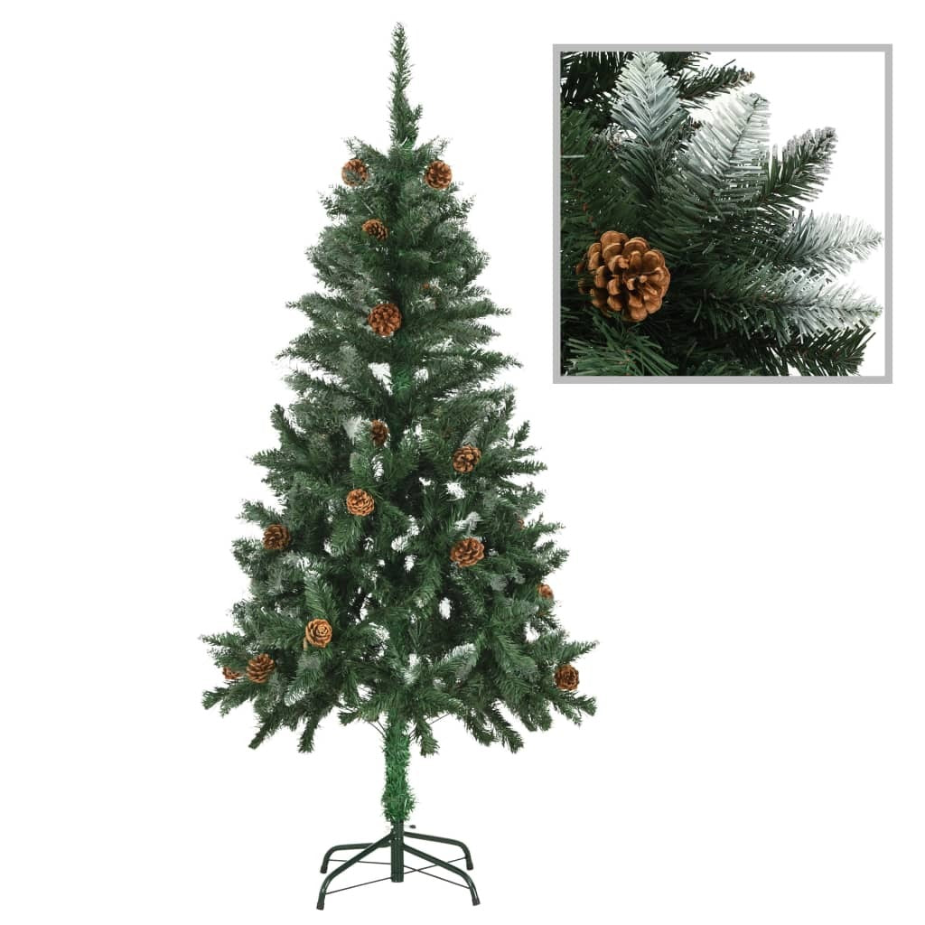 Artificial Pre-lit Christmas Tree with Ball Set 59.1