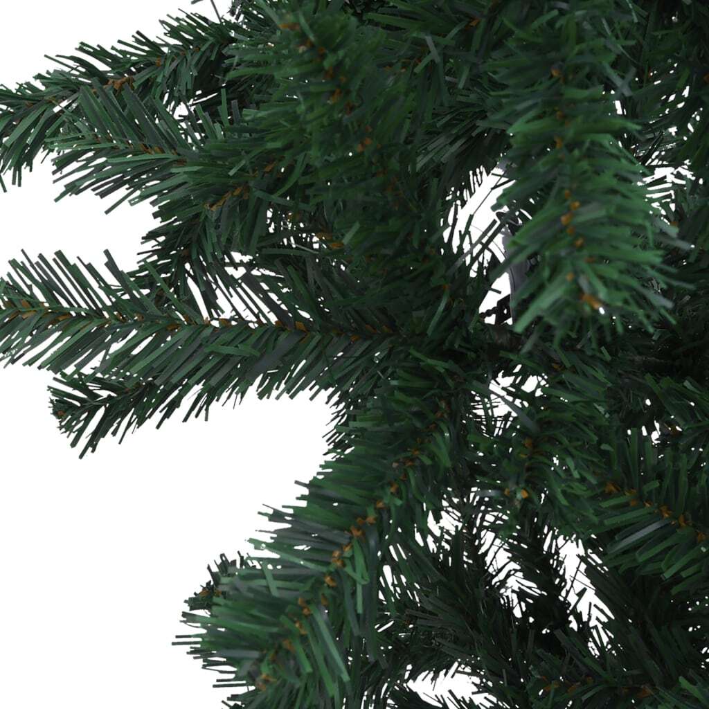 Upside-down Artificial Pre-lit Christmas Tree with Ball Set 47.2