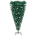 Upside-down Artificial Pre-lit Christmas Tree with Ball Set 47.2