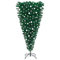 Upside-down Artificial Pre-lit Christmas Tree with Ball Set 59.1