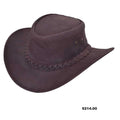 9214.00 - Mens Premium Leather Cowboy Hat