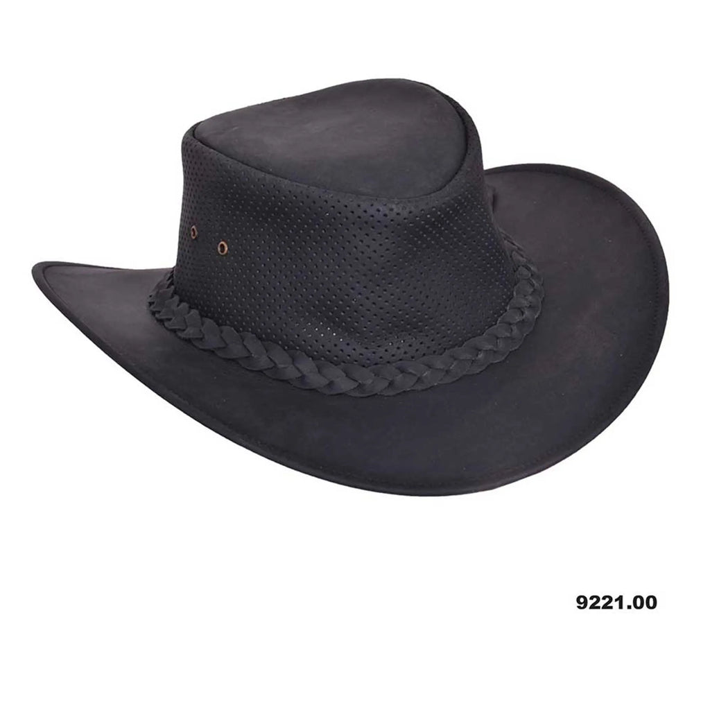9221.00 - Mens Premium Leather Cowboy Hat