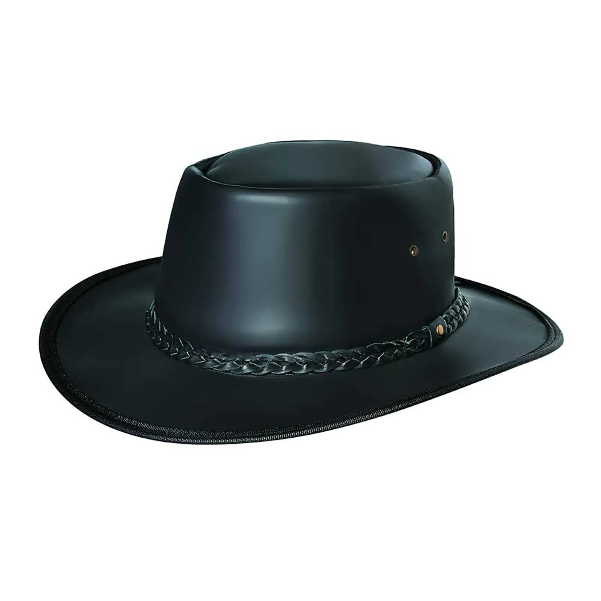 9231.00 - Crushable Leather Cowboy Hat