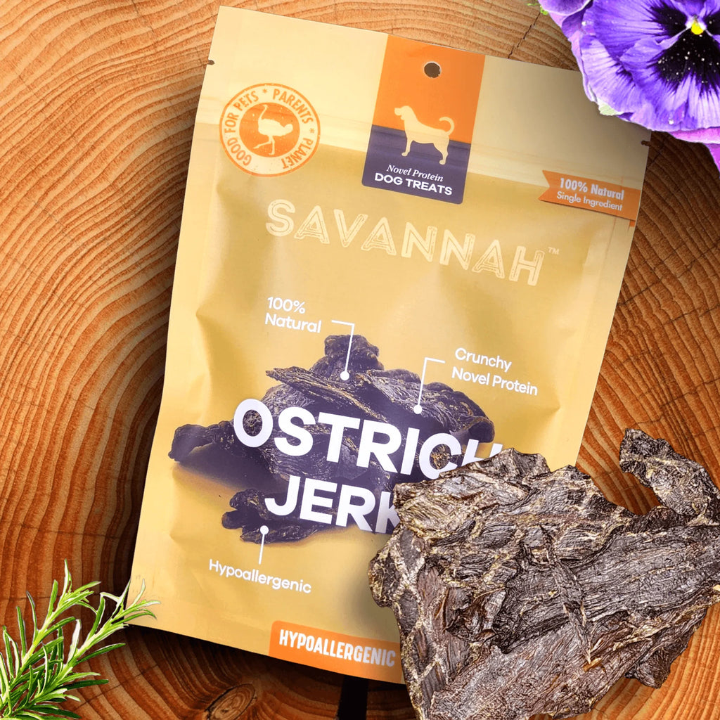 Tasty Ostrich Jerky : The Protein-Packed, Dental-Health Chew for Dogs of All Sizes - 2, 8