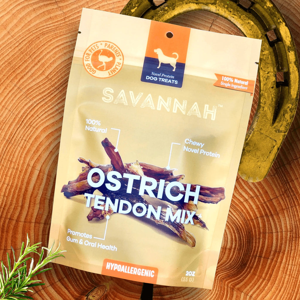 Savannah Chewy Ostrich Tendon Mix : The Protein-Packed, Hypoallergenic Chew for All Dogs - 3, 8