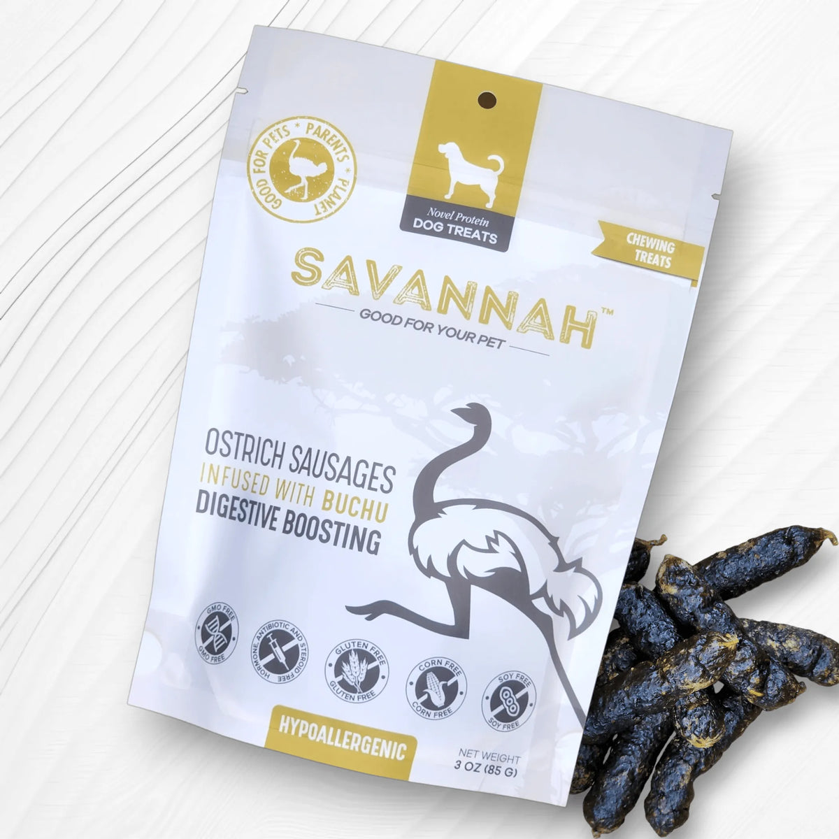 Ostrich Sausages with Buchu : The Delicious, Digestive-Boosting Treat for Dogs - 3, 8