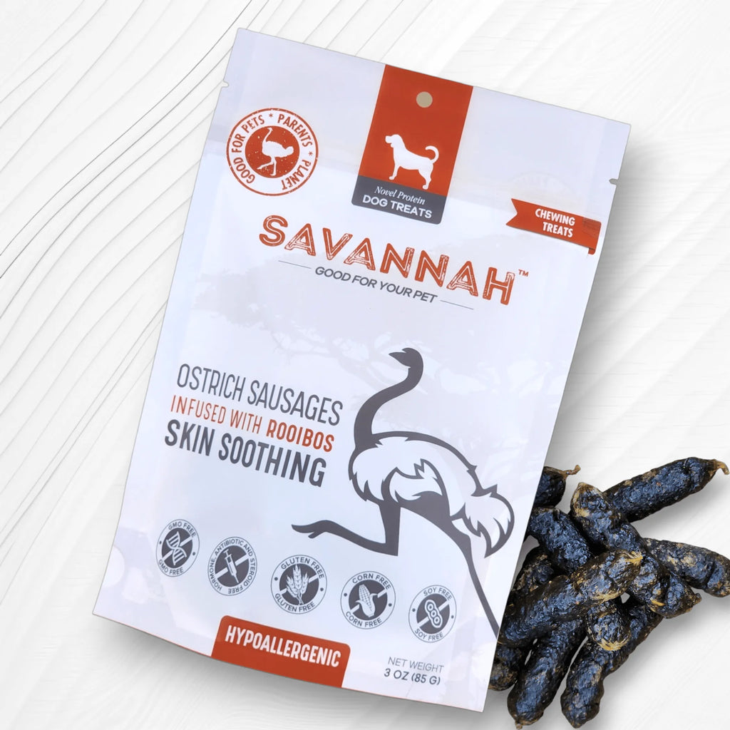 Ostrich Sausages with Rooibos : The Delicious, Skin-Soothing Treat for Dogs with Allergies - 3, 8