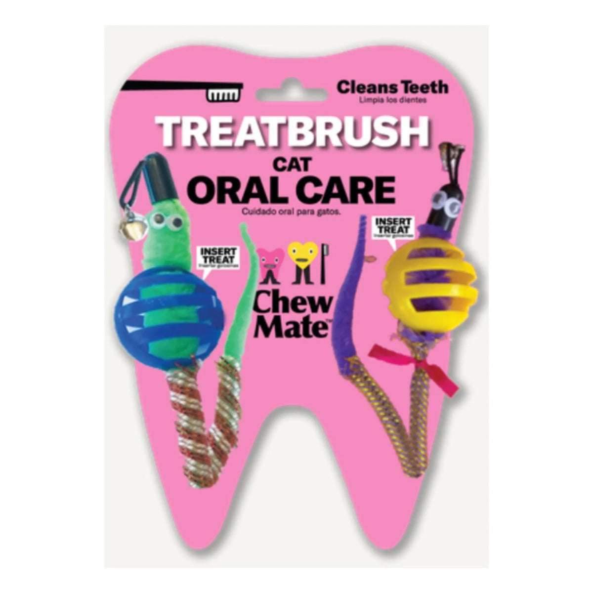Oral Care Floss & Treat Toothbrush Toy