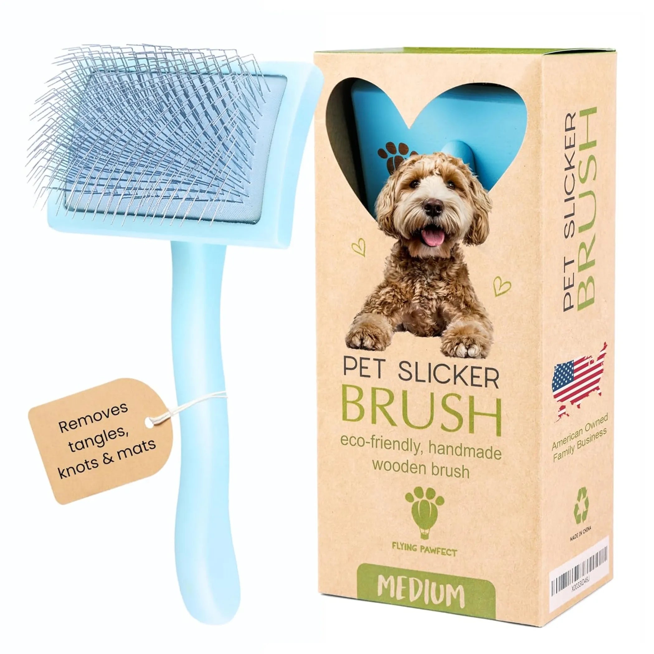 Curved Pet Slicker Brush