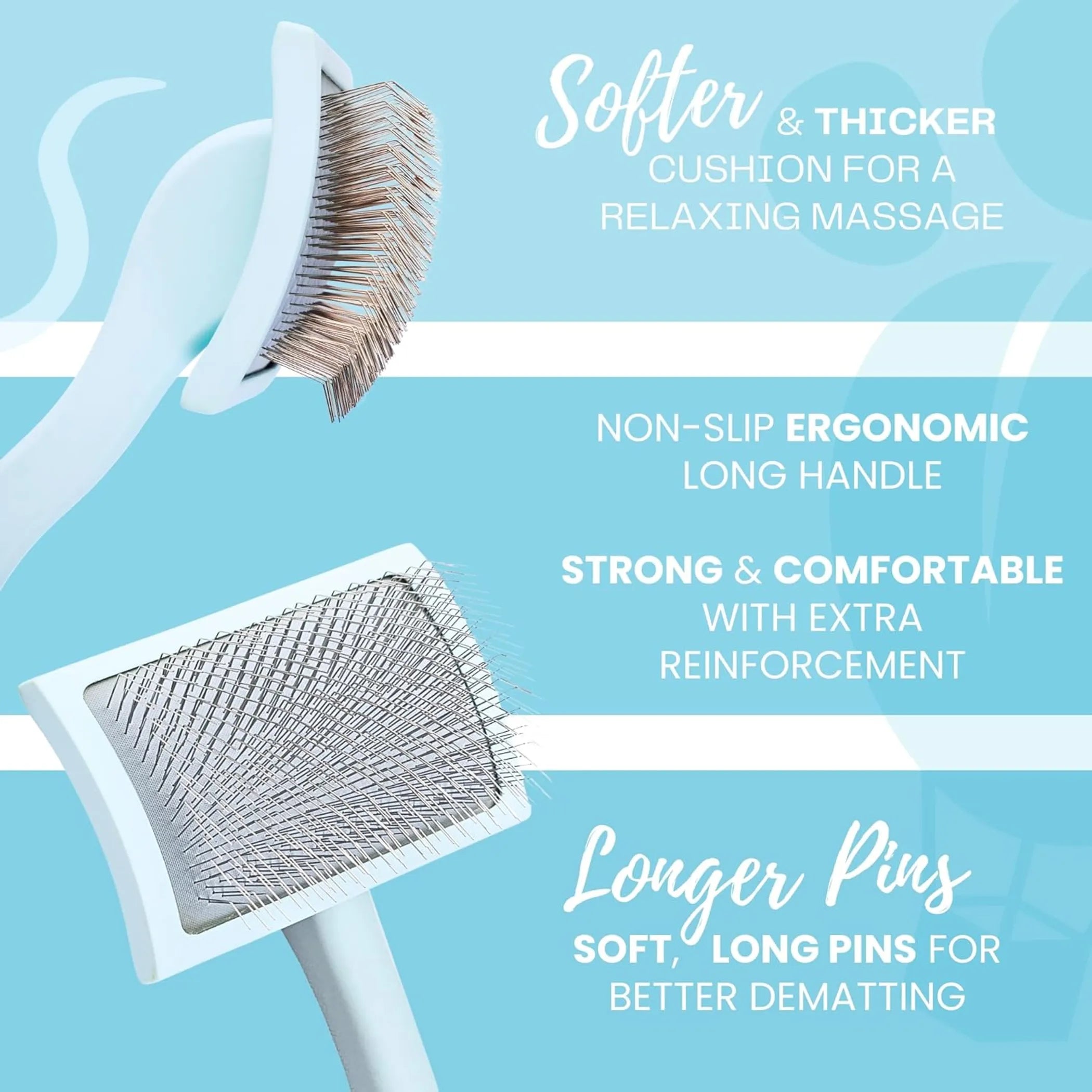 Curved Pet Slicker Brush