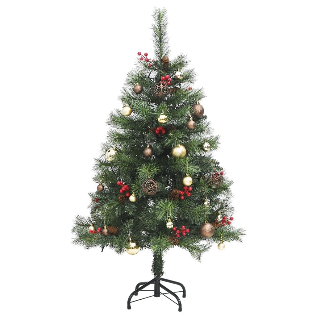 Artificial Hinged Christmas Tree 150 LEDs & Ball Set 47.2