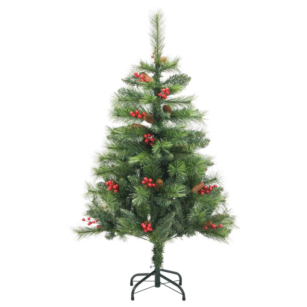 Artificial Hinged Christmas Tree 150 LEDs & Ball Set 47.2