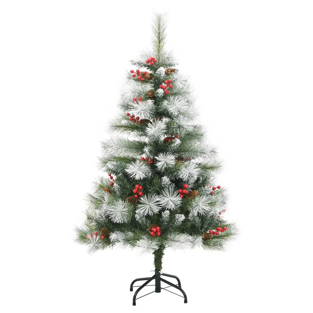 Artificial Hinged Christmas Tree 150 LEDs & Ball Set 47.2
