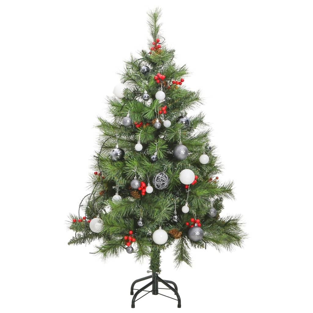 Artificial Hinged Christmas Tree 150 LEDs & Ball Set 47.2