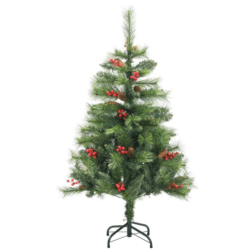 Artificial Hinged Christmas Tree 150 LEDs & Ball Set 47.2