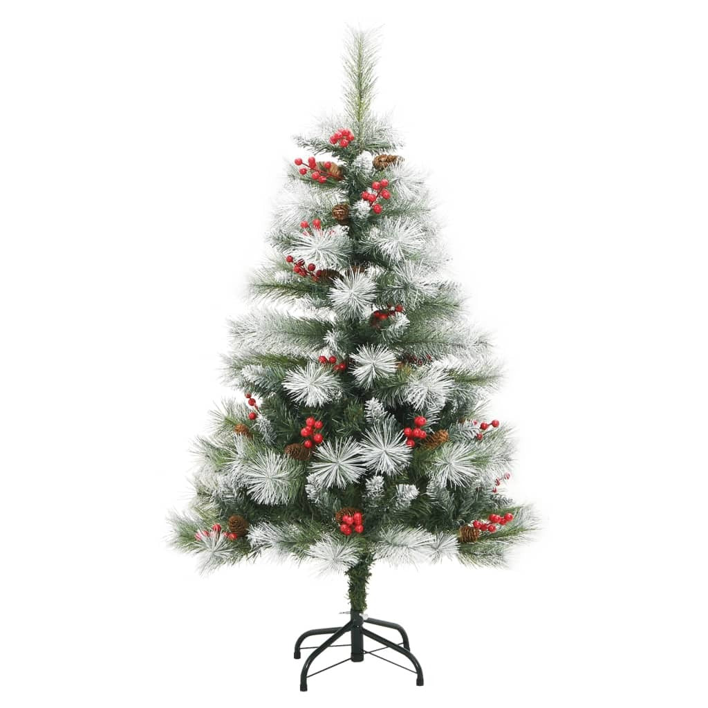 Artificial Hinged Christmas Tree 150 LEDs & Ball Set 47.2