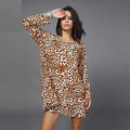Dress Size: X-Large - Wilderness Tunic Leopard Print Dress For A Party Animal