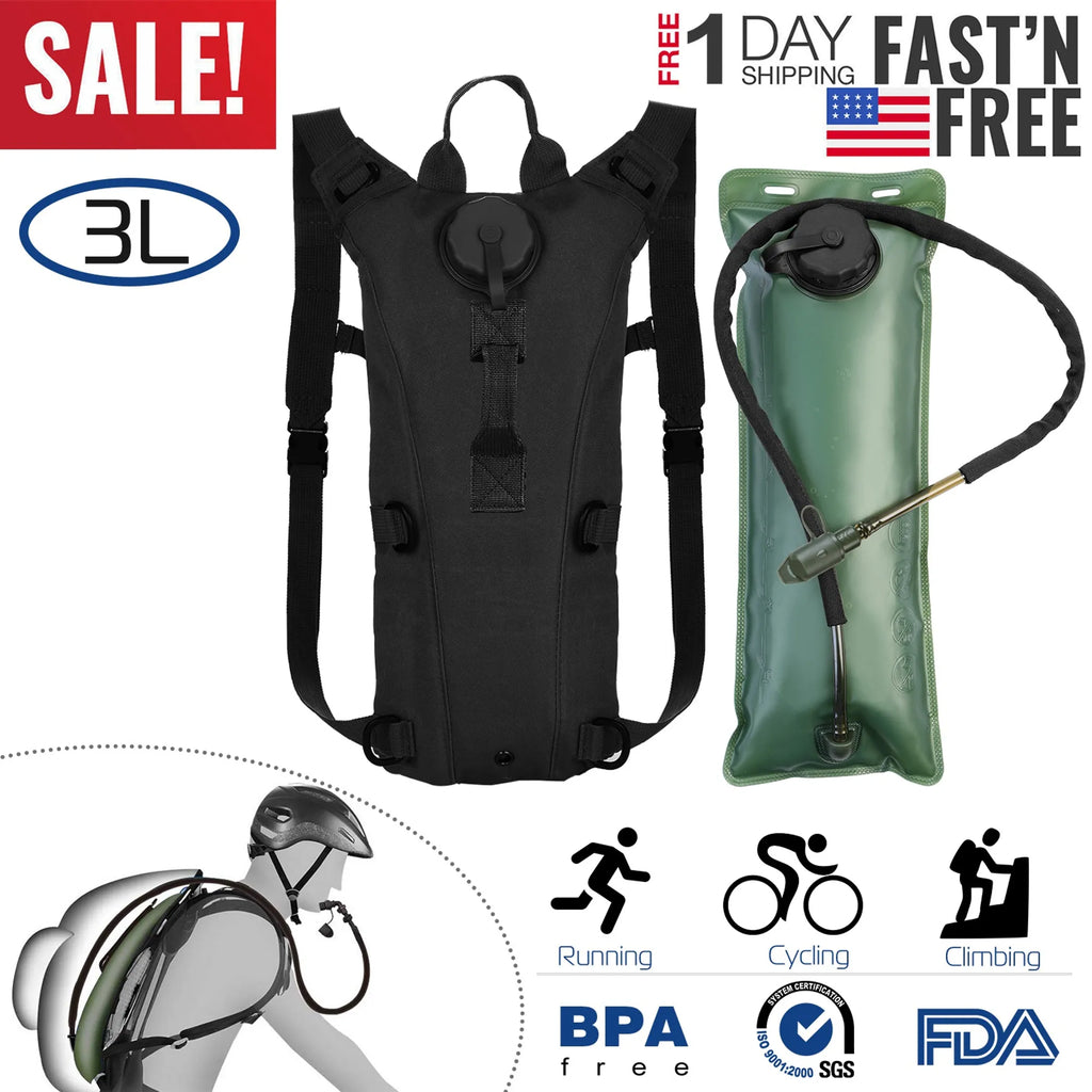iMounTEK Tactical Hydration Pack 3L Water Bladder