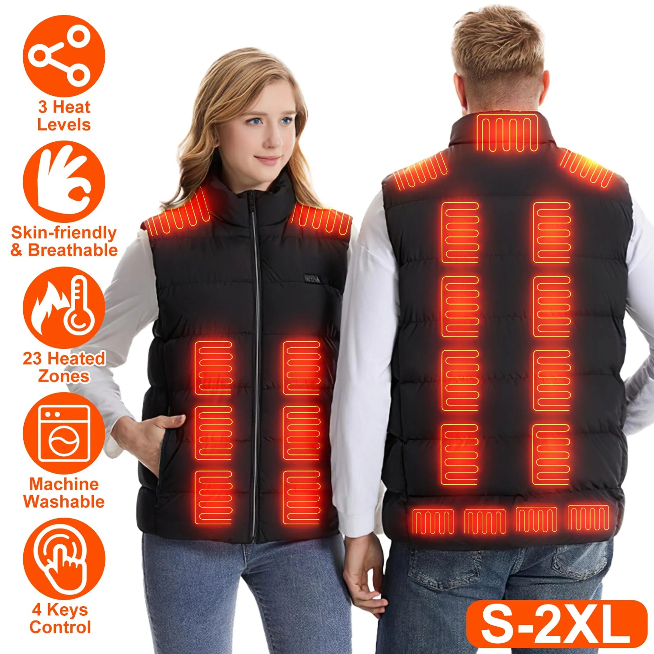 Heated Vest Men Women Heated