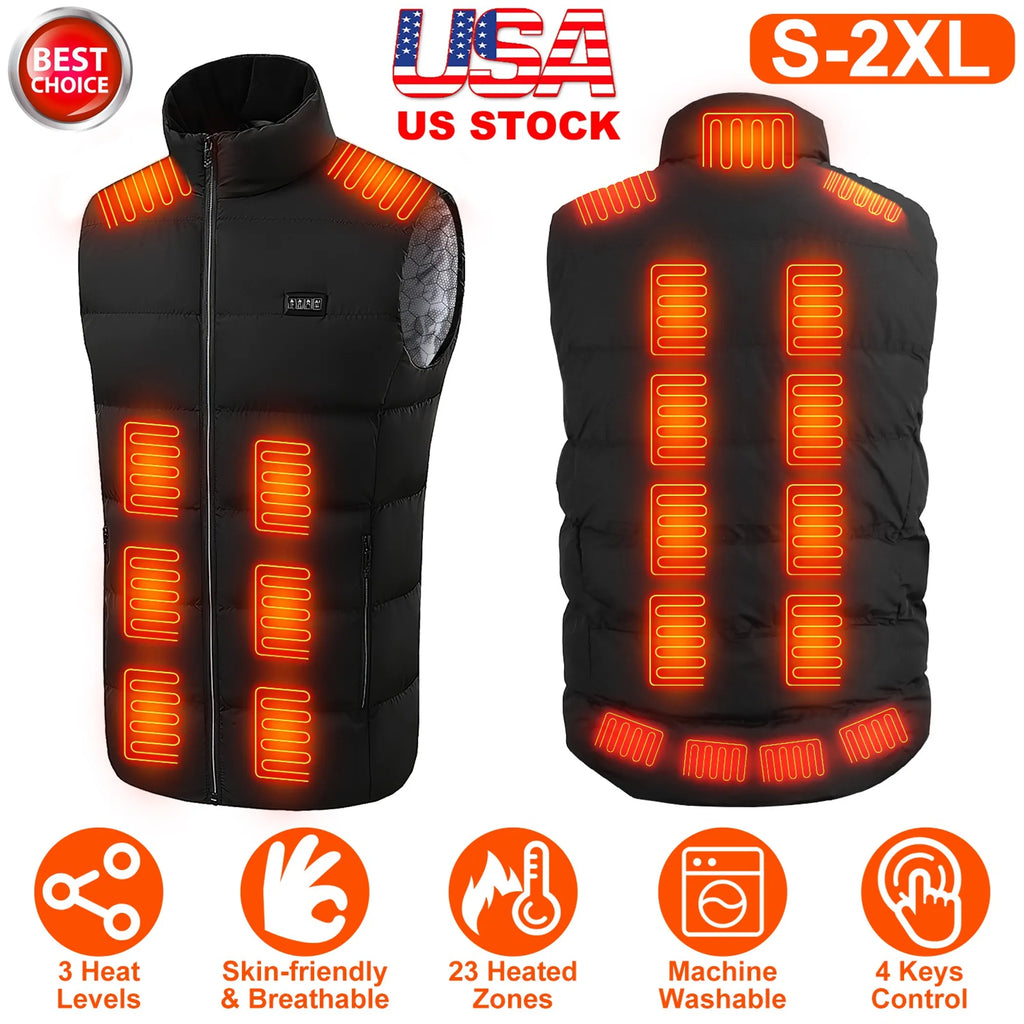 Heated Vest Men Women Heated Jacket