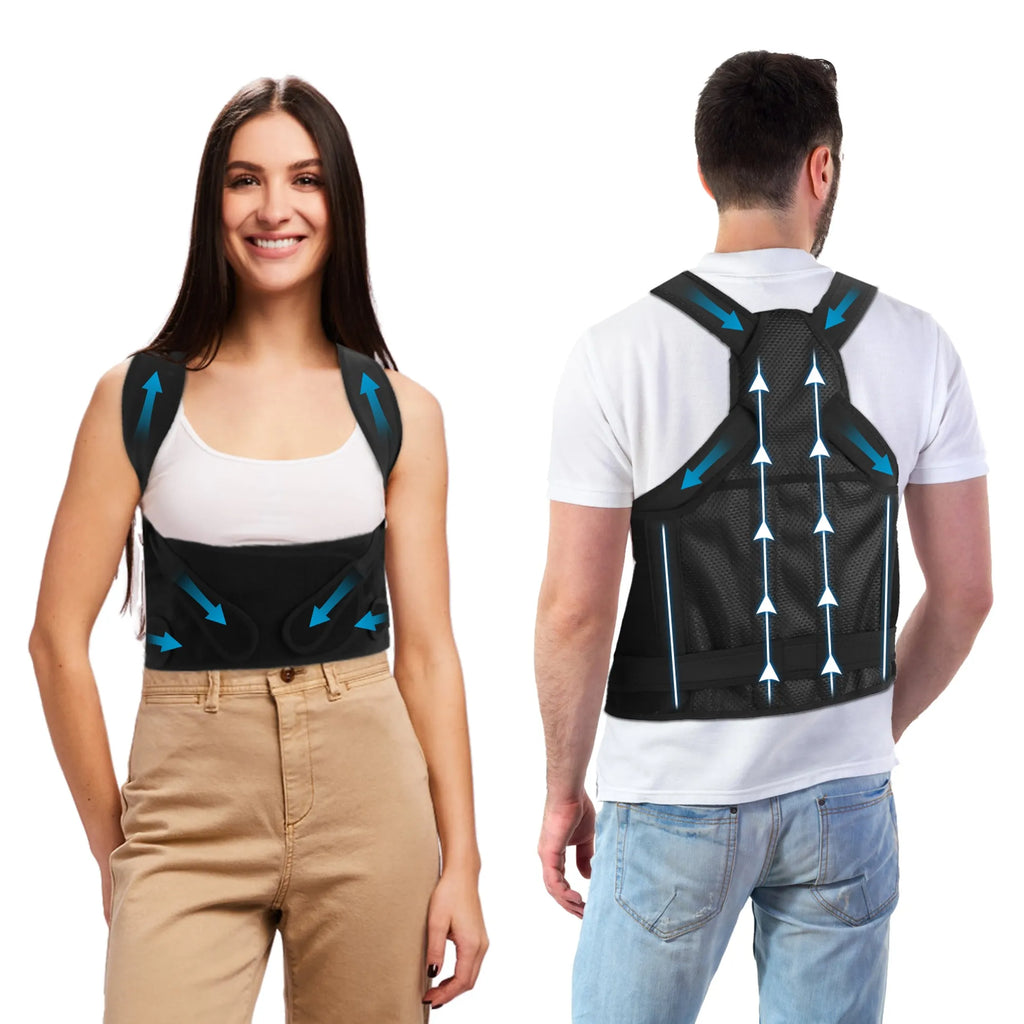 Posture Corrector for Women Men Adjustable Back Brace