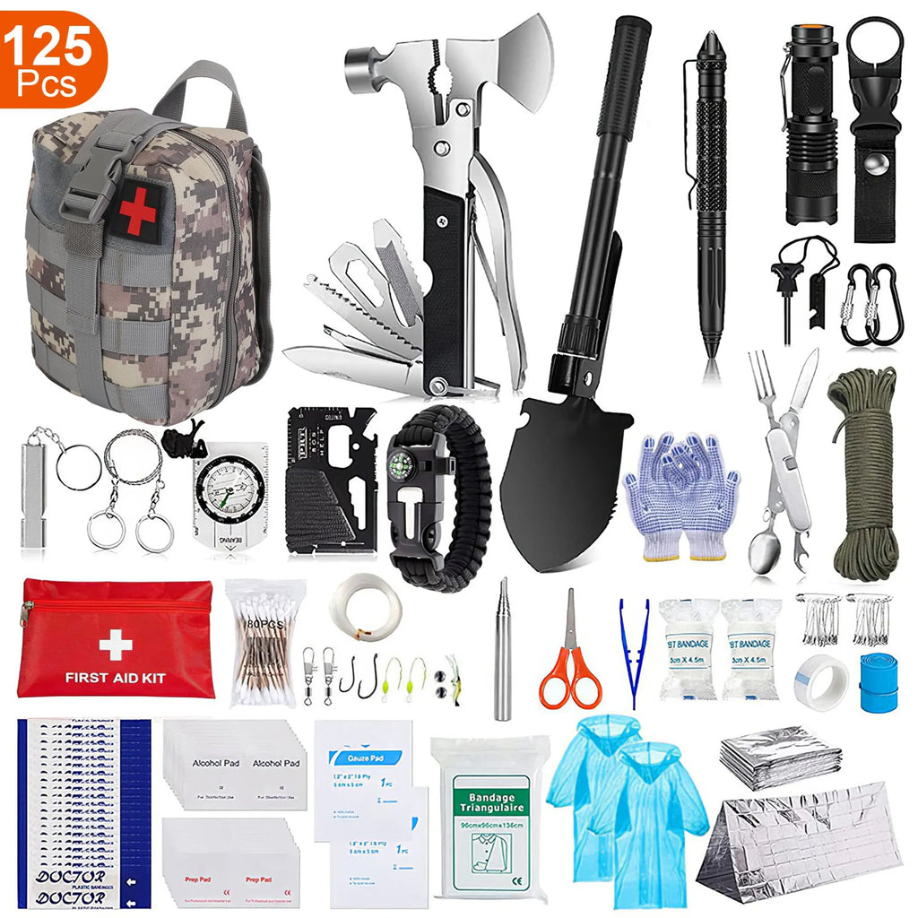 125Pcs Survival Kits