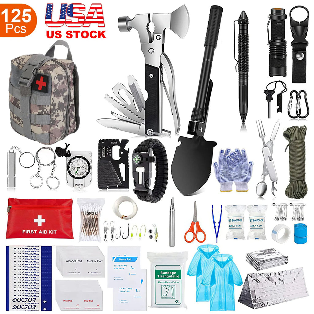 125Pcs Survival Kits