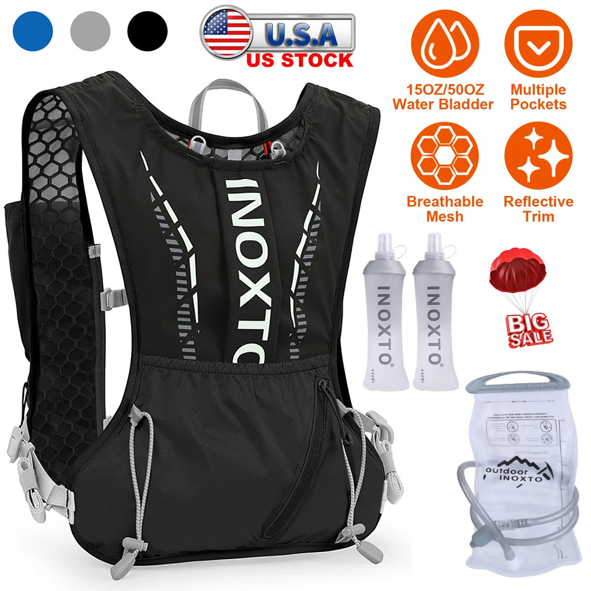 Sport Hydration Vest Running Backpack