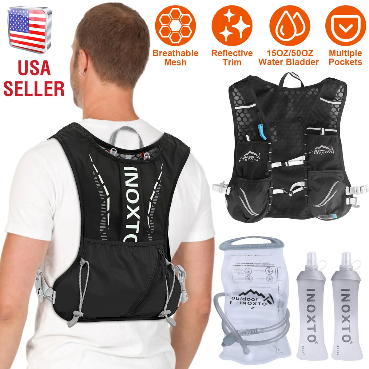 Sport Hydration Vest Running Backpack