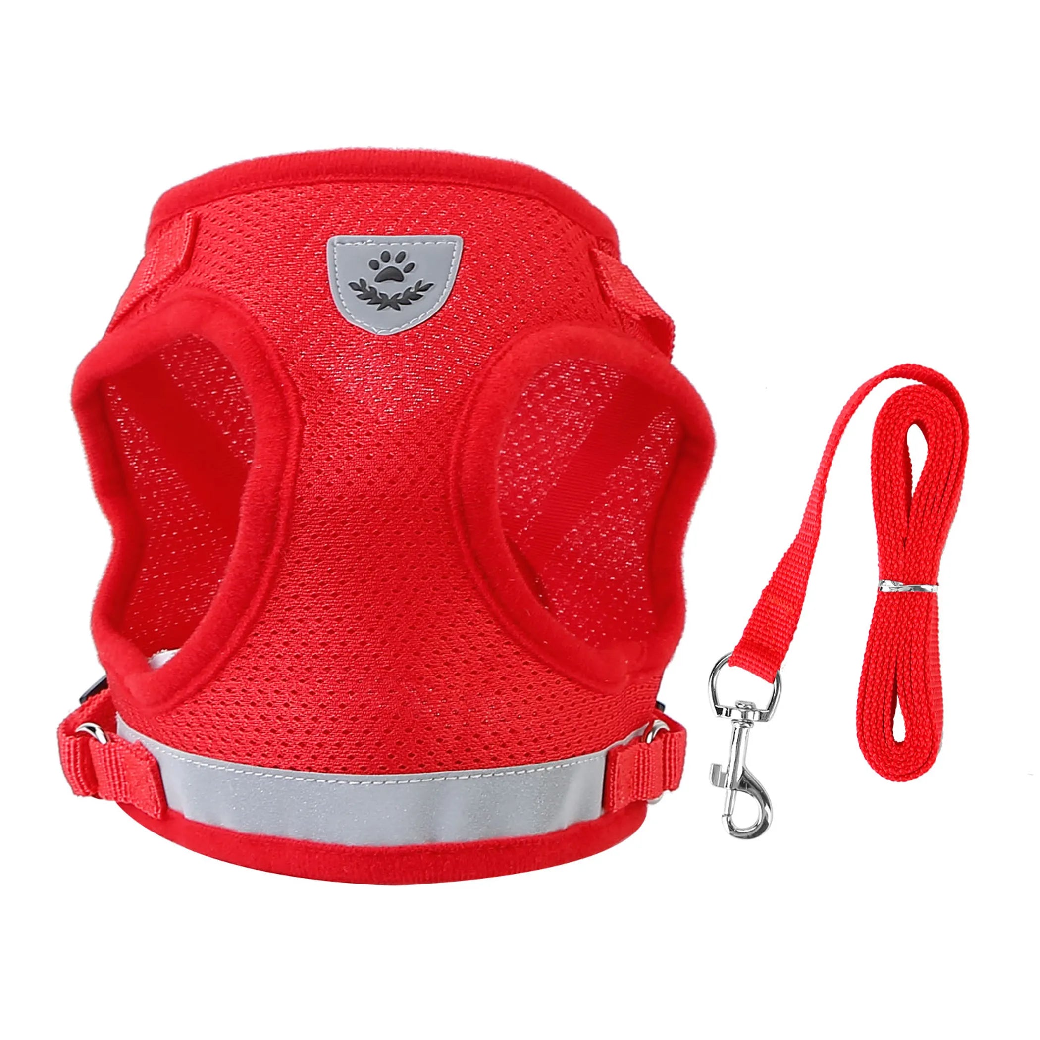Pet Mesh Harness Dog Leash Set