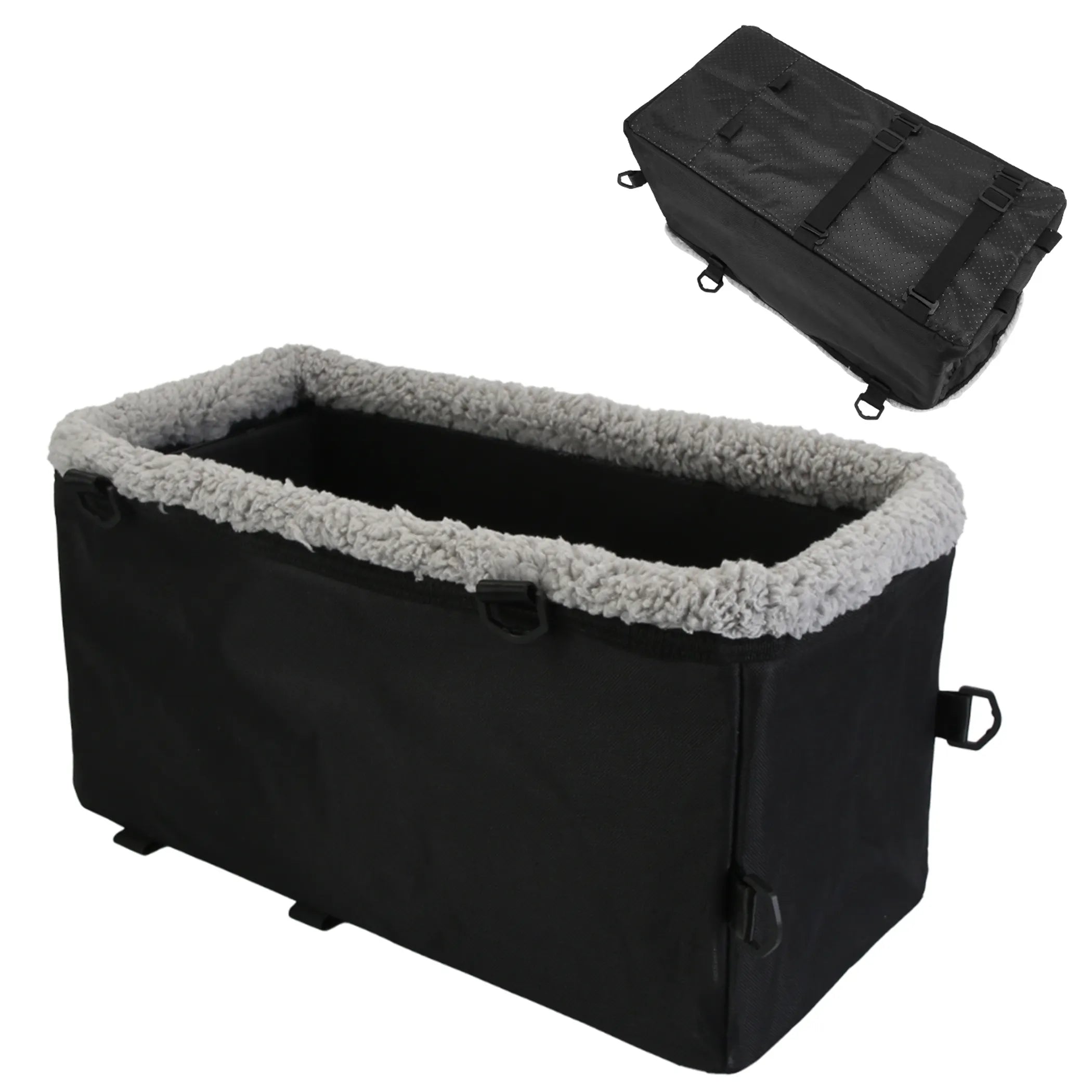 Small Dog Car Seat with Harness Center Console Pet