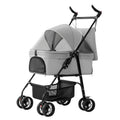 4 Wheels Pet Stroller Foldable Carrier Strolling Cart Travel Jogger Pet