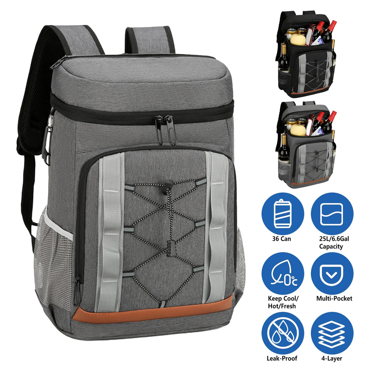 Cooler Backpack 36 Can Leakproof