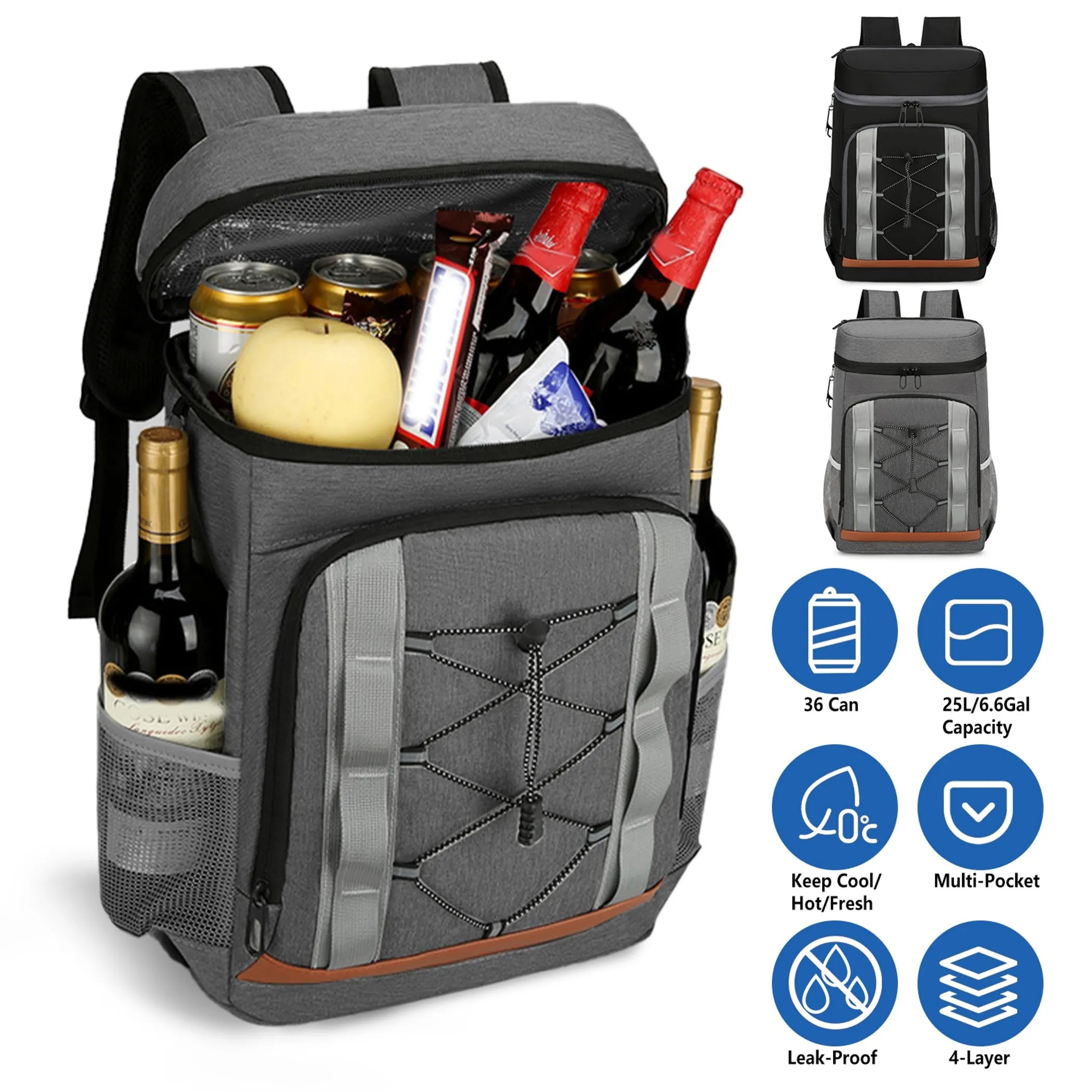 Cooler Backpack 36 Can Leakproof