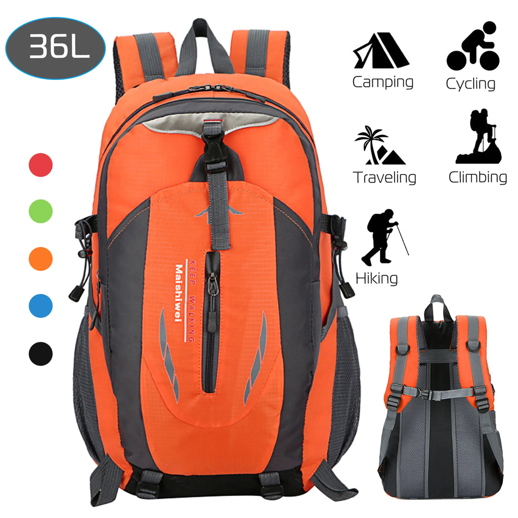 36L Outdoor Backpack Waterproof Daypack Travel
