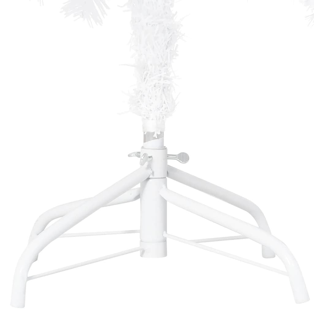 Artificial Christmas Tree with Thick Branches White 4 ft PVC
